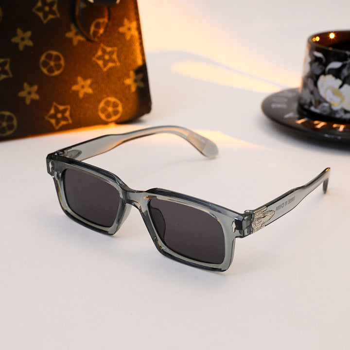 Ladies elegant rectangular sunglasses with special frame Stornfield