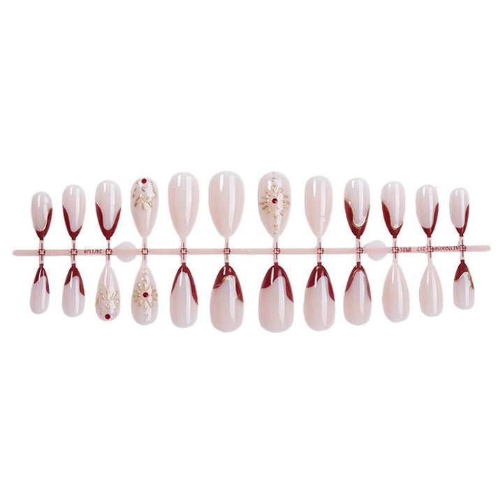 Artificial nail set with elegant decorations Stornfield