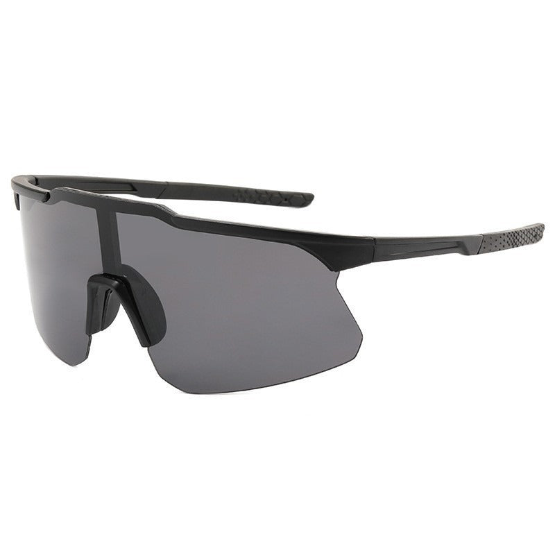 Unisex nan sporty performance sunglasses half rimless with polarized lenses and non-slip nose pad Stornfield