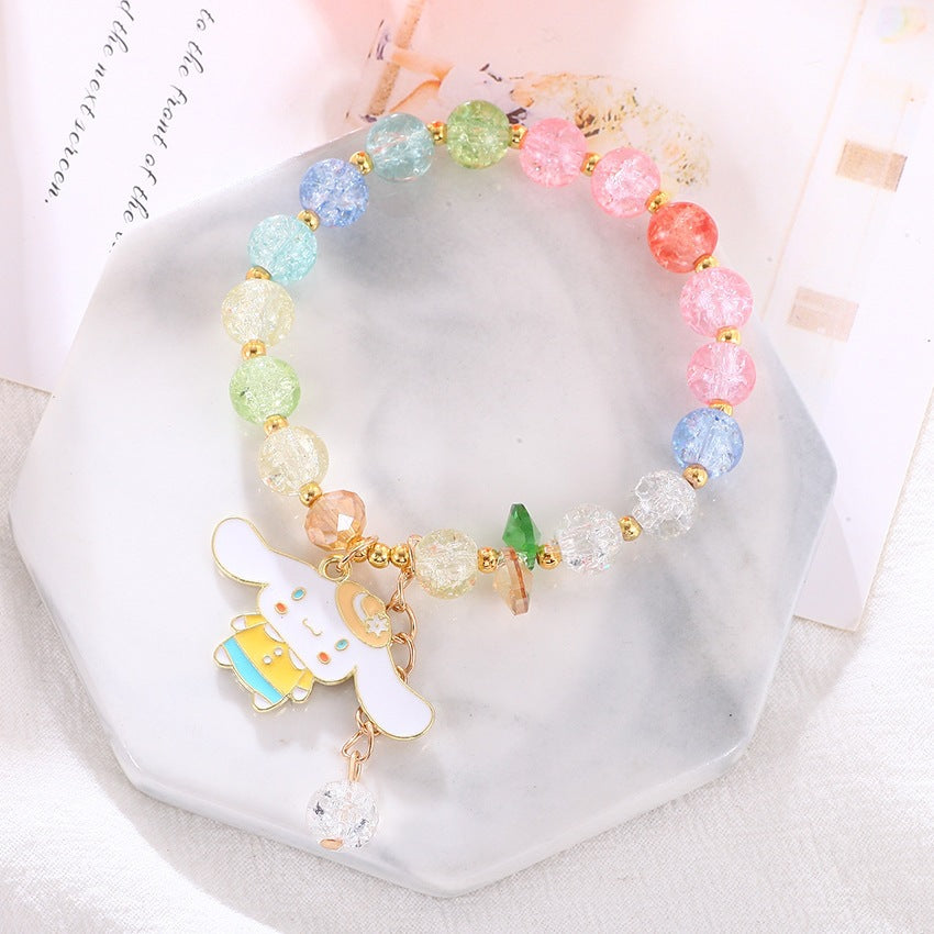 Playful bracelet with colorful glass beads Stornfield
