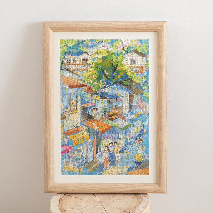 Artistic Jigsaw Puzzle Frame
