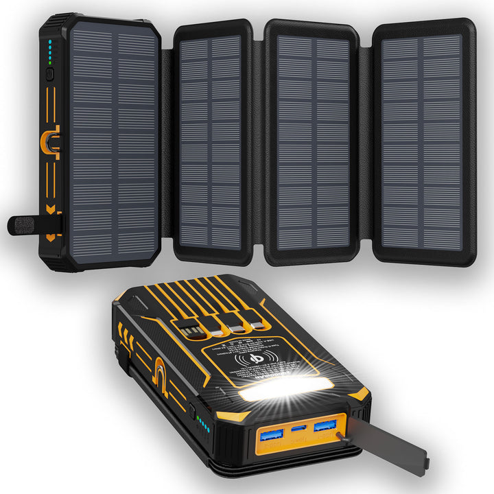 Solar-powered Power Bank with Fast Charging Function from Stornfield
