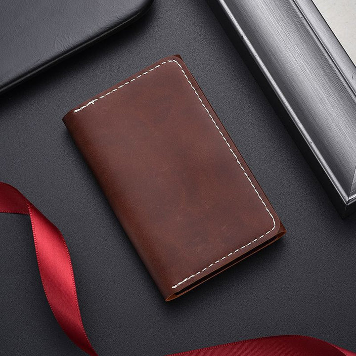 Premium Leather Minimalist Passport Holder Stornfield