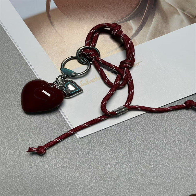 Heart-Shaped Decorative Keychain Stornfield