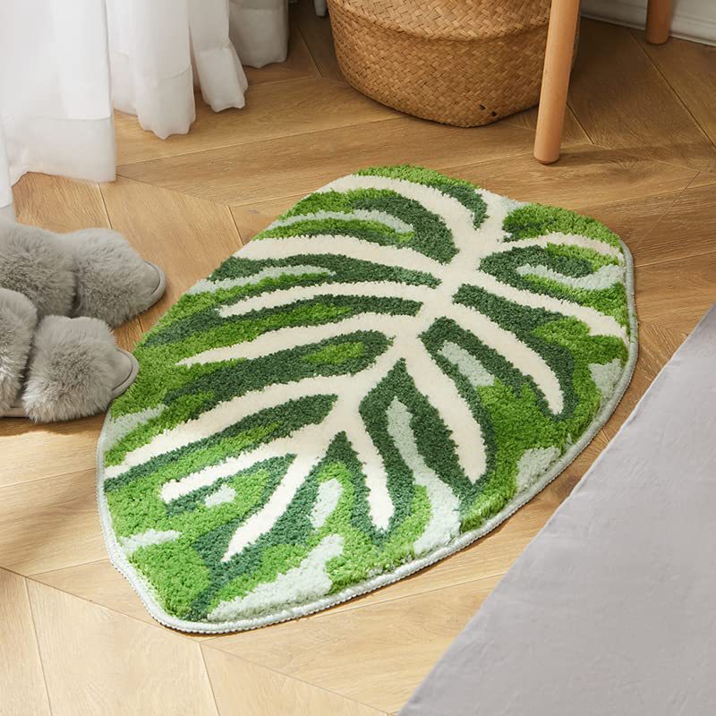 Leaf-Shaped Bathroom Mat