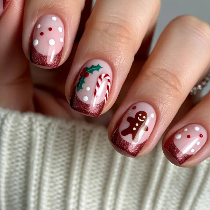 Festive Holiday-Themed Nails Stornfield