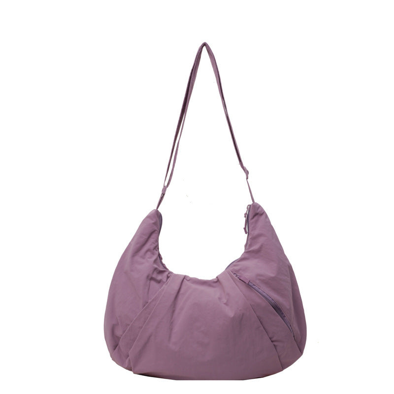 Soft Fabric Casual Shoulder Bag