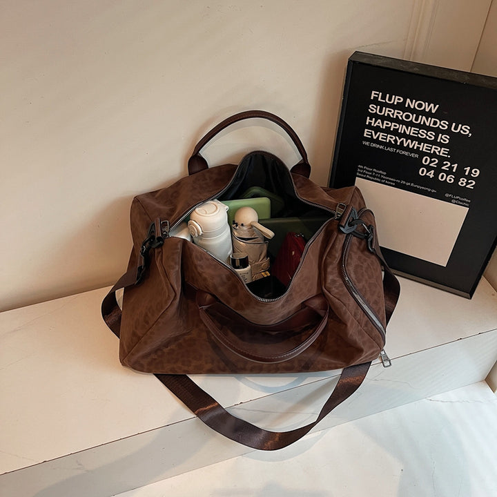 Chic Animal Print Travel Duffle Bag Stornfield