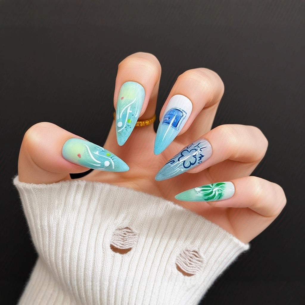 Artful Nail Extensions with Elegant Tips Stornfield