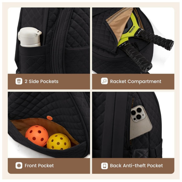 Stylish tennis backpack bag with innovative storage Stornfield