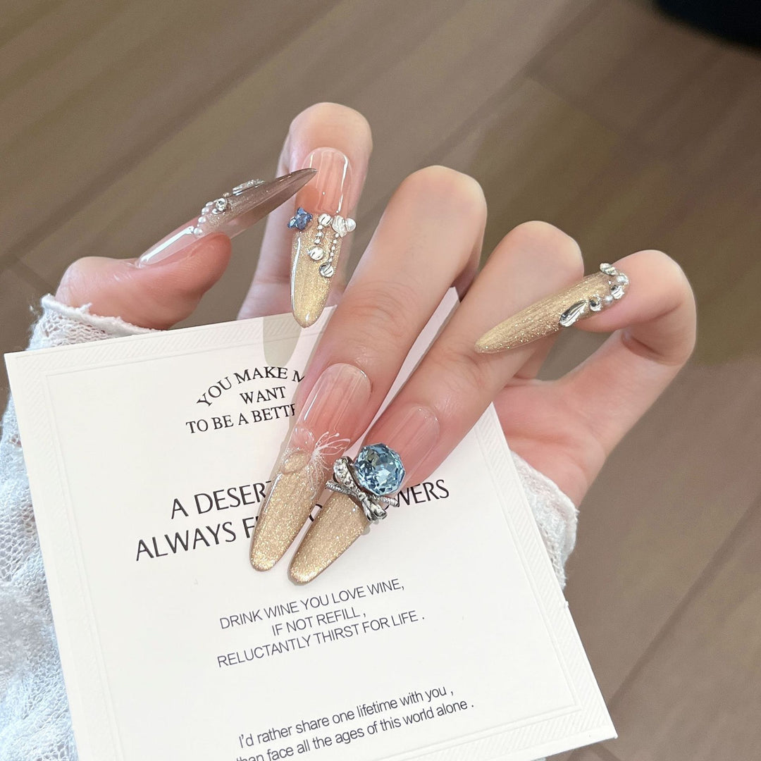 Artistic Press-On Nail Set Stornfield