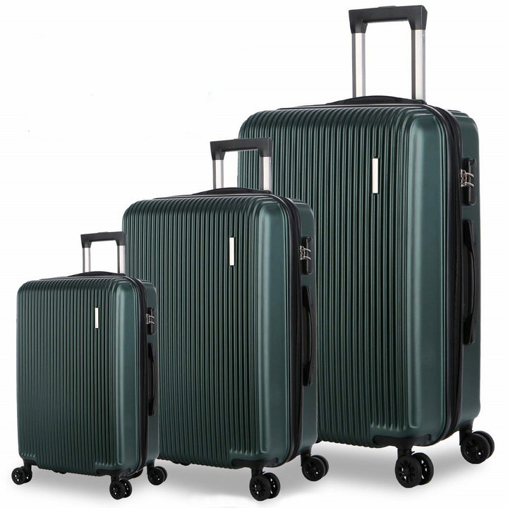 Unisex Three-Piece Expandable Hard Shell Luggage Set Stornfield