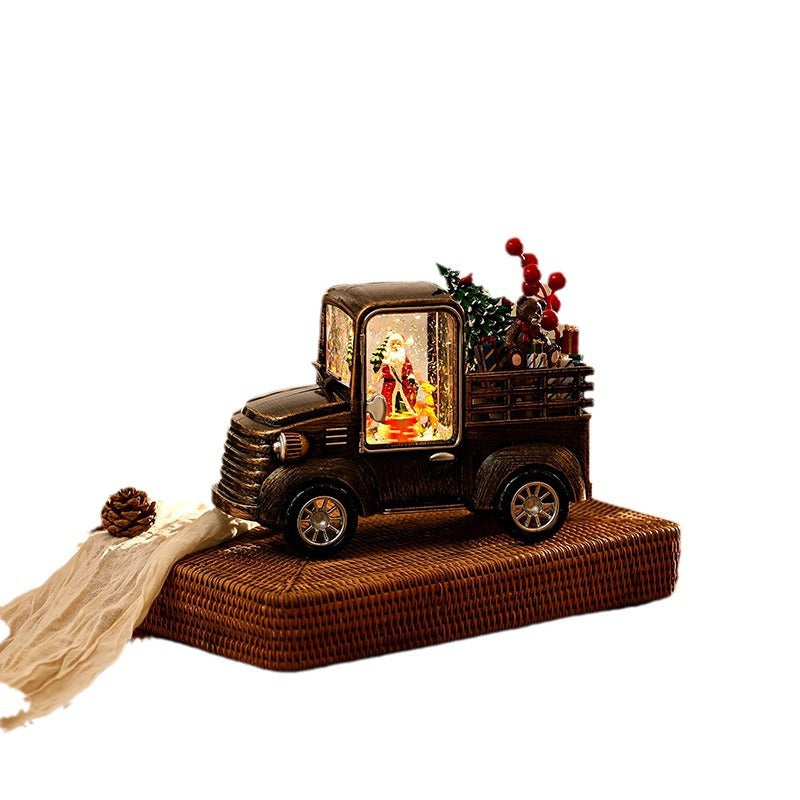 Decorative truck model with Christmas lighting Stornfield
