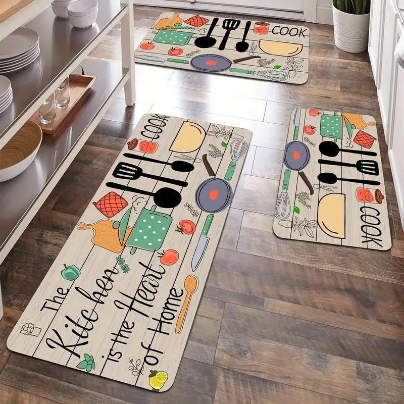 Stylish Kitchen Comfort Mat Set