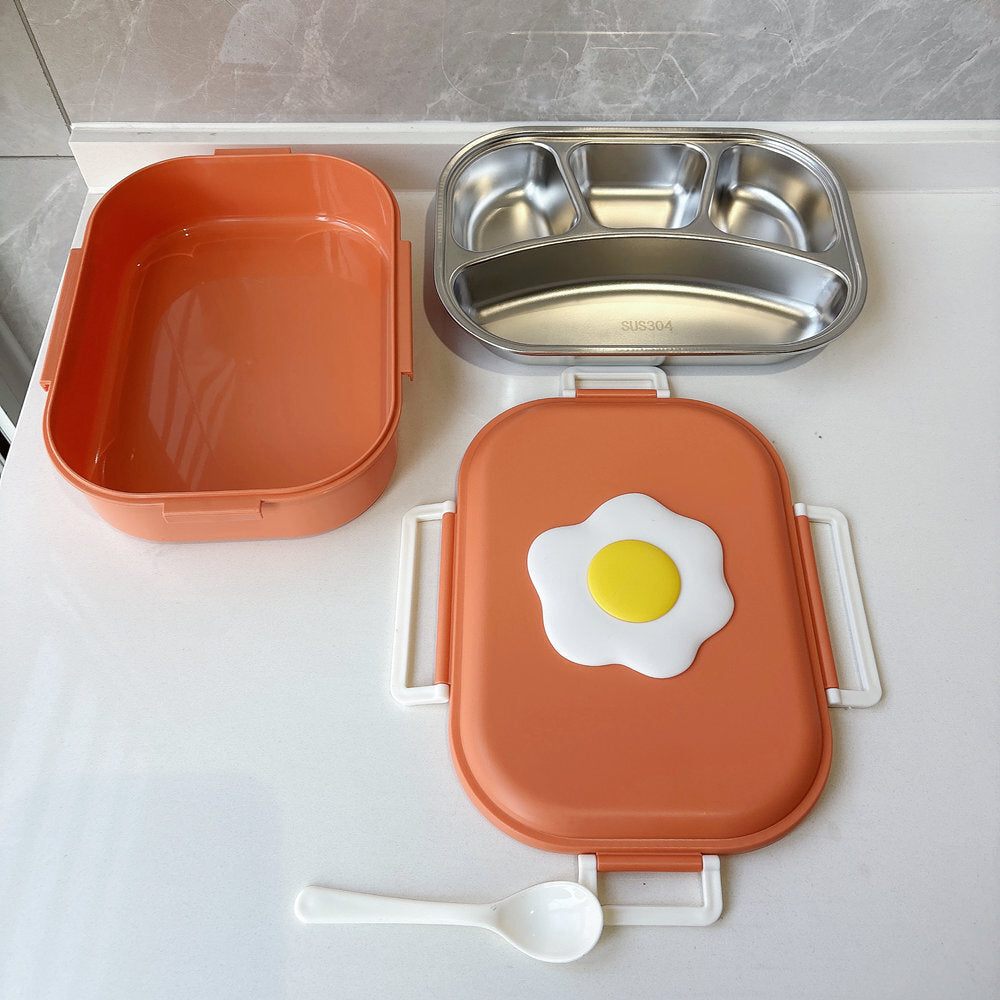 Creative Egg-Shaped Lunch Box