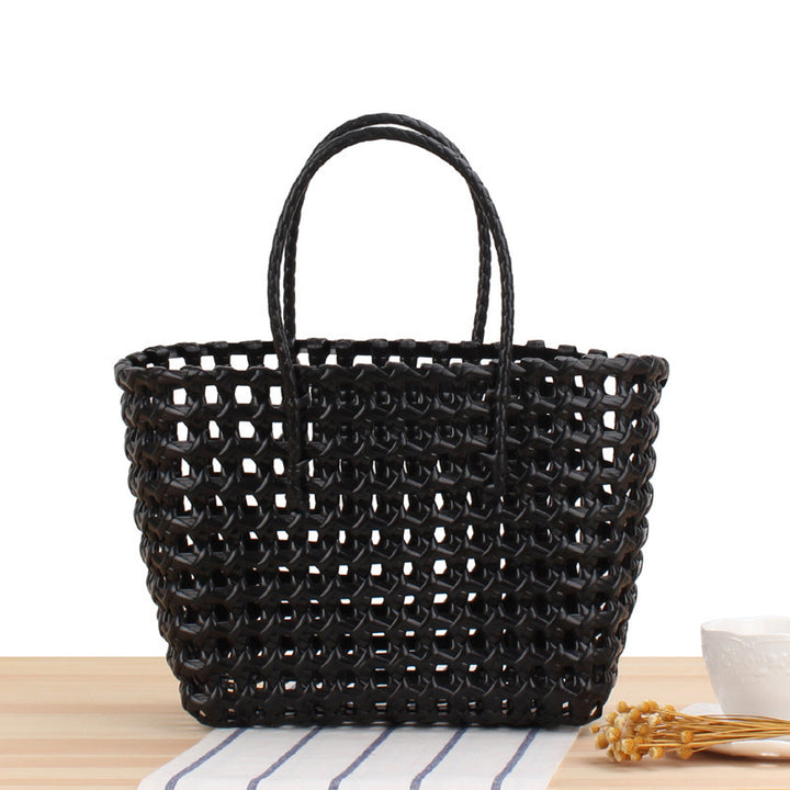 Handcrafted basket bag with unique structural design Stornfield