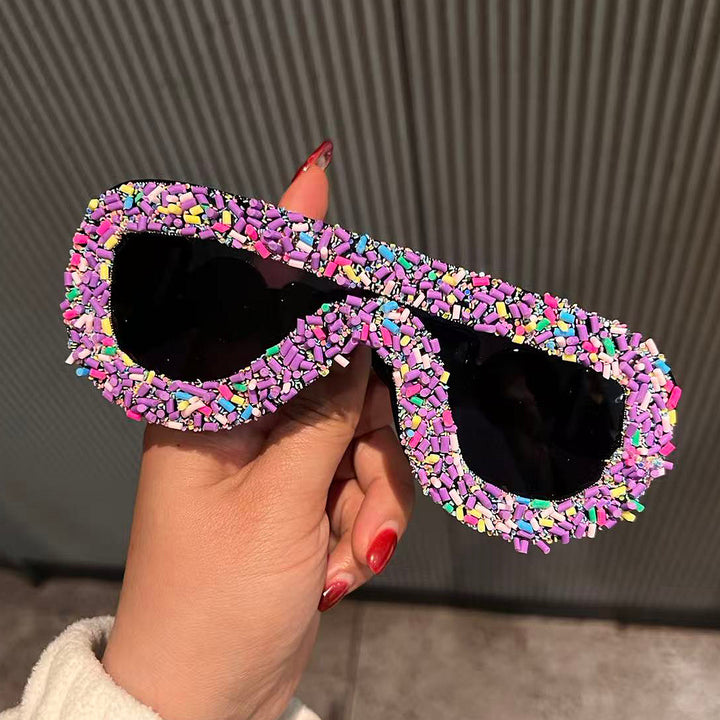 Women's trendy sunglasses with creative icing design Stornfield