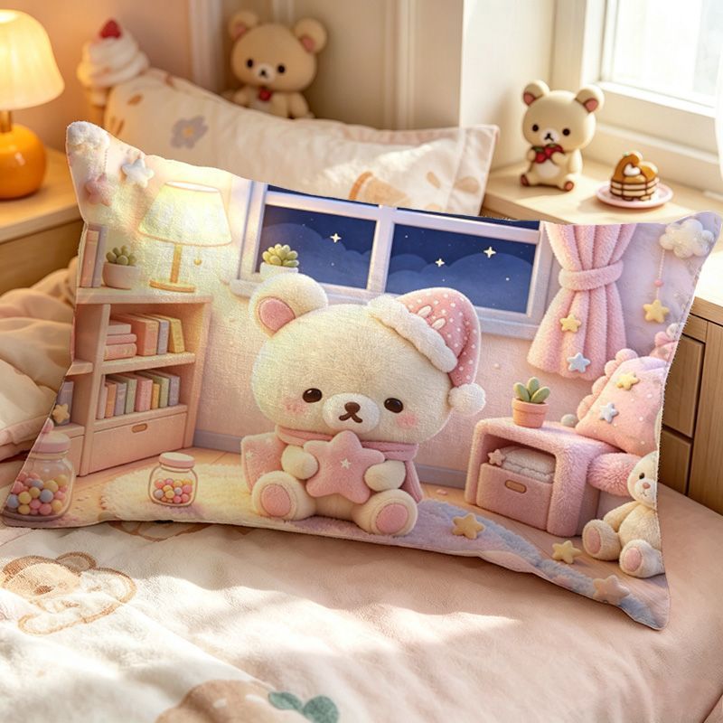 Adorable Cartoon Character Decorative Pillow