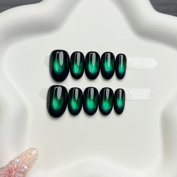Glossy Gradient Press-On Nails