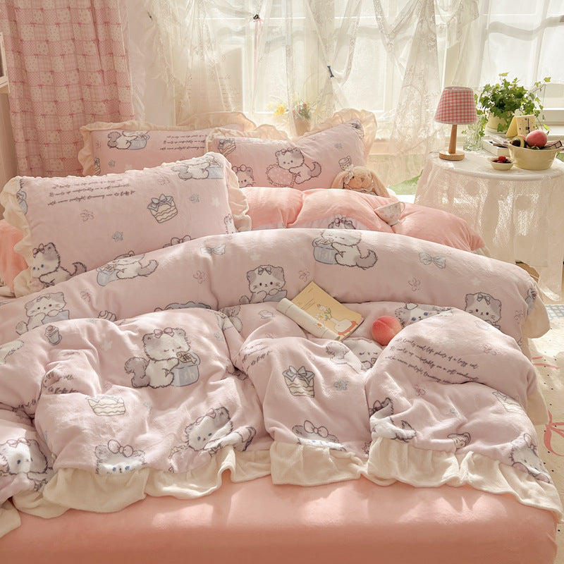 Playful Dog-Themed Comforter Set