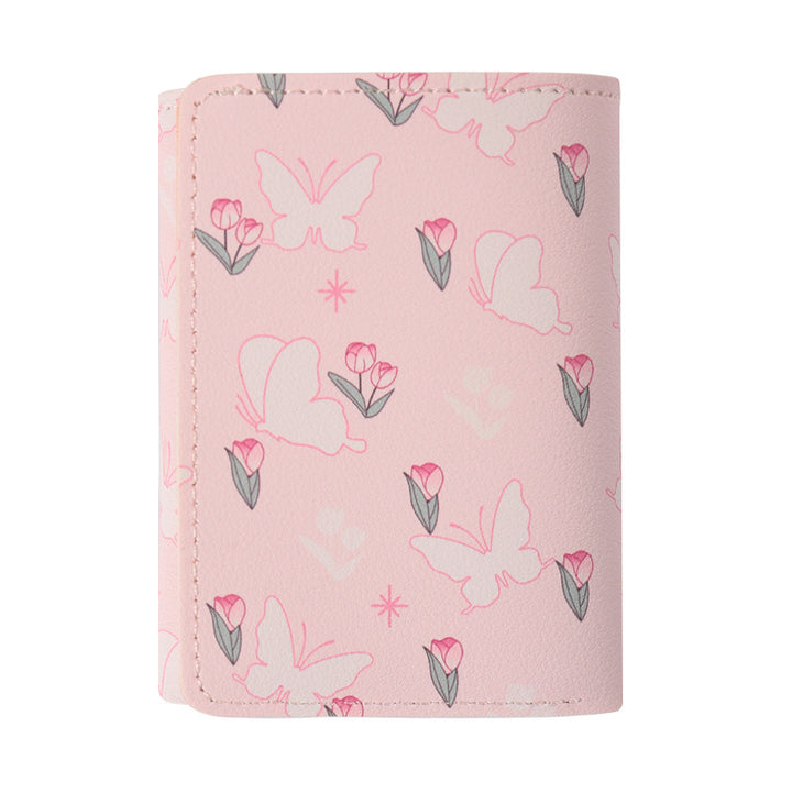 Floral Butterfly-Themed Passport Holder