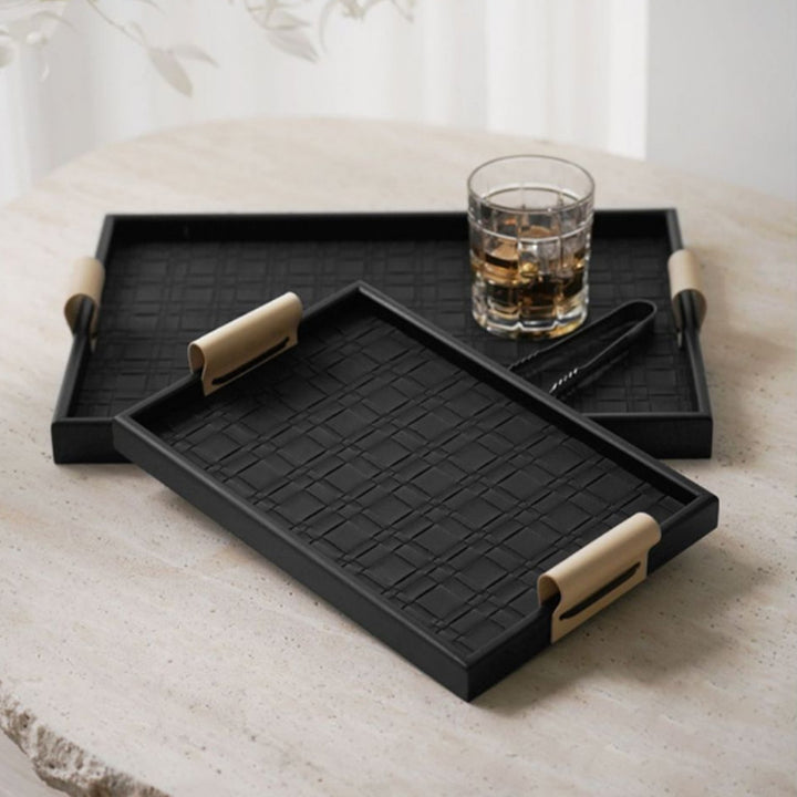 Elegant Resin Decorative Serving Tray