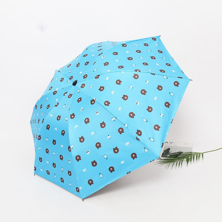 Women's creative folding umbrella with animal motif Stornfield