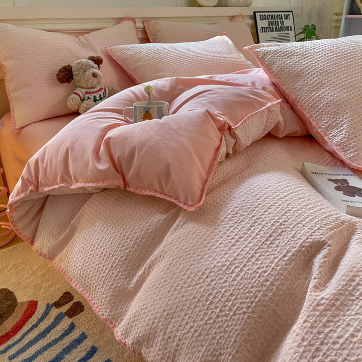 Cozy Textured Duvet Cover Set