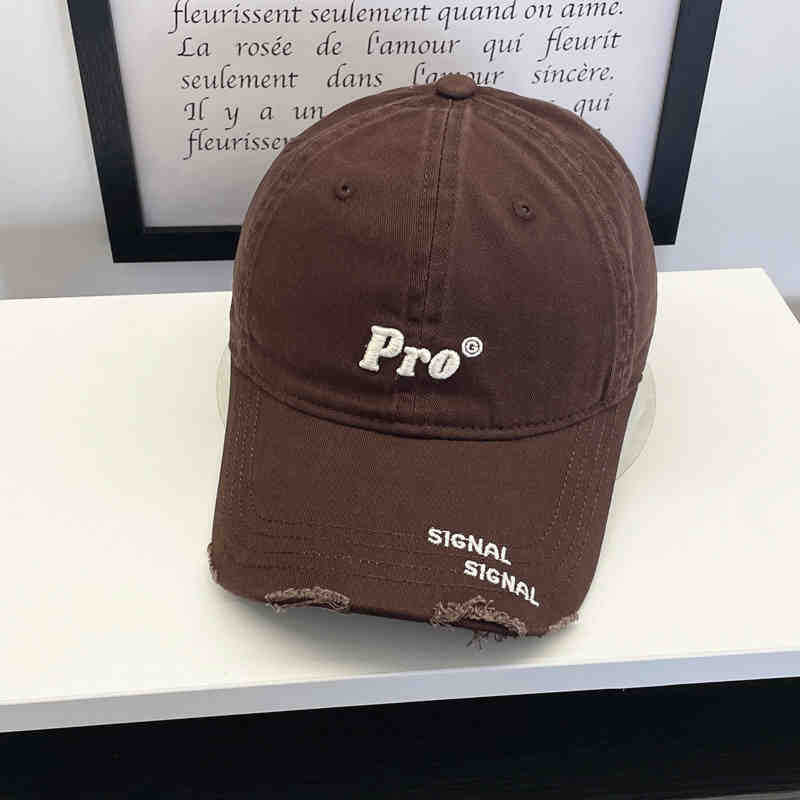 Women's Casual Distressed Embroidered Baseball Cap Stornfield