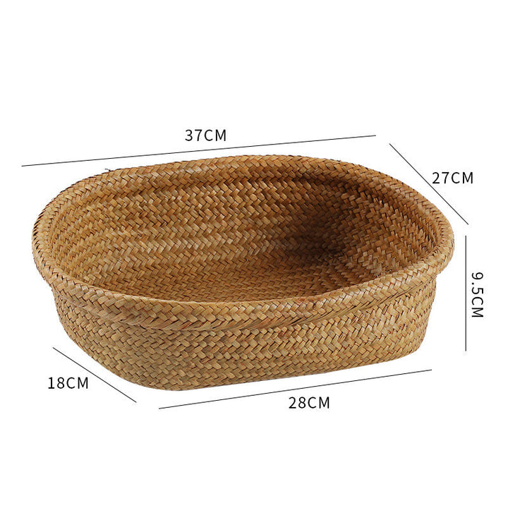Natural Woven Serving Basket Stornfield
