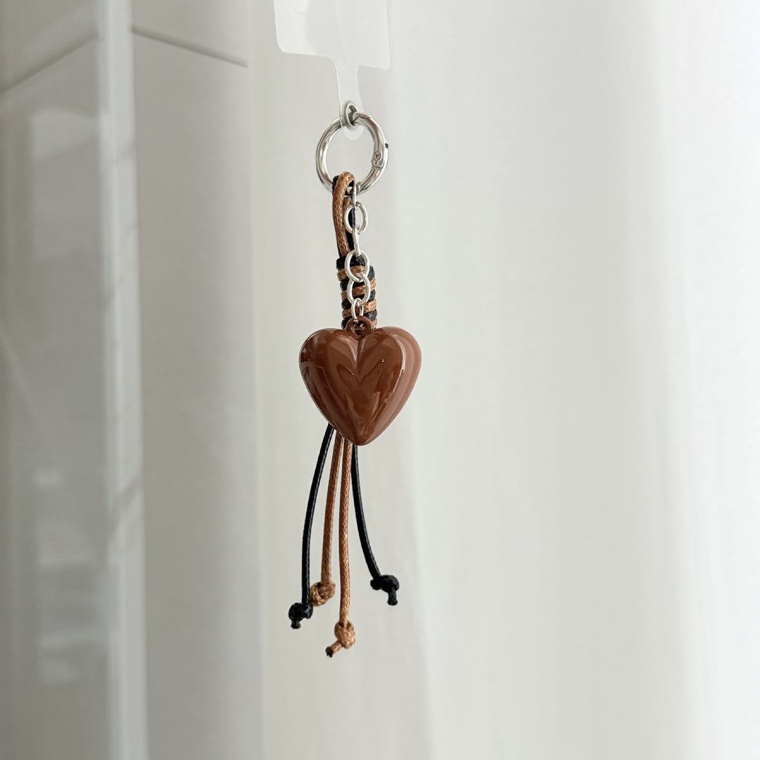 Heart-Shaped Charm Keychain Stornfield