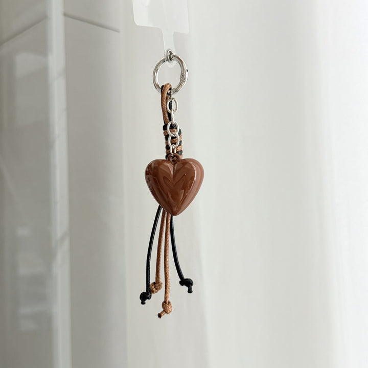 Heart-Shaped Charm Keychain Stornfield