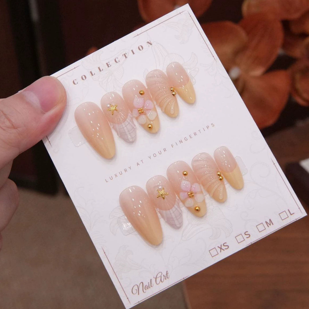 Luxury Floral Nail Enhancements