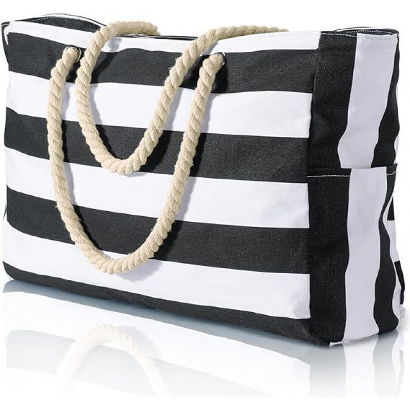 Beach bag with practical outer pocket Stornfield