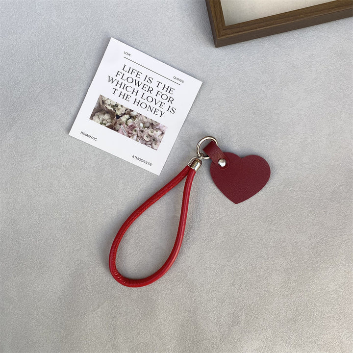 Leather Heart Keychain Stornfield