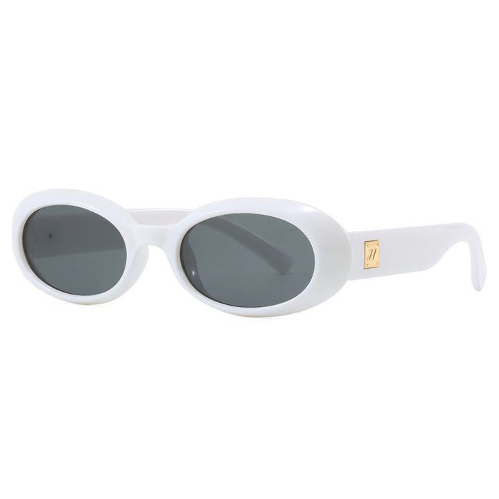 Oval Frame Fashion Sunglasses