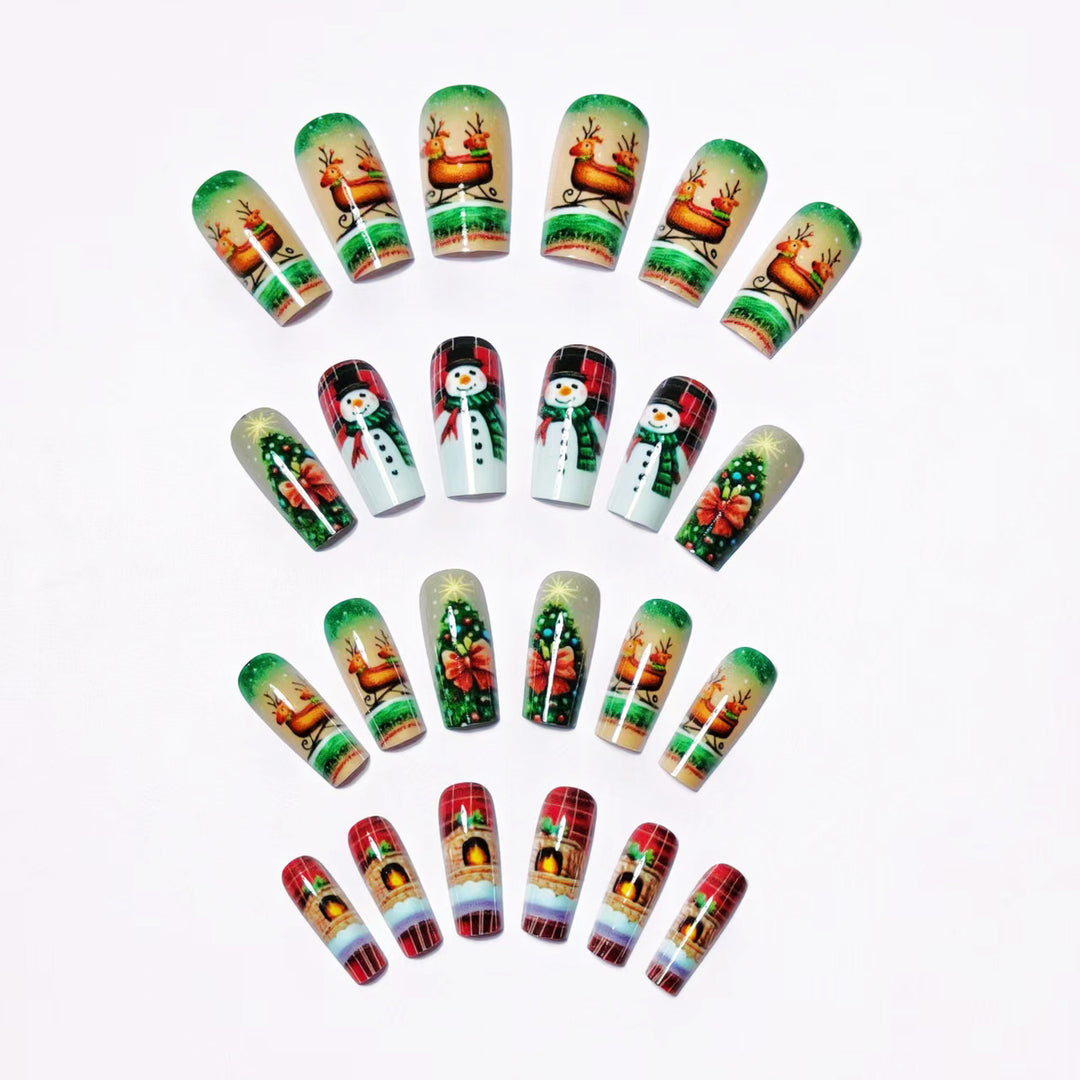 Creative Christmas Art Nails in Festive Design Stornfield