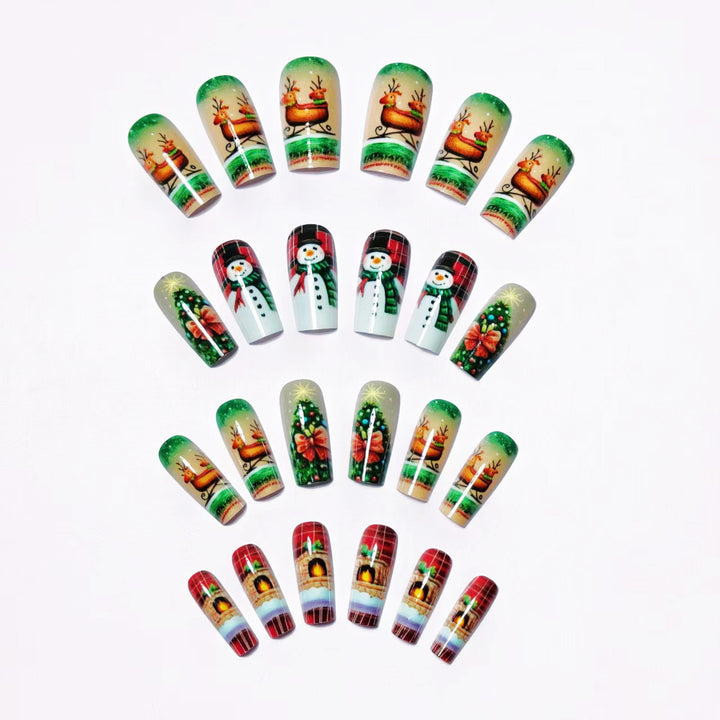 Creative Christmas Art Nails in Festive Design Stornfield