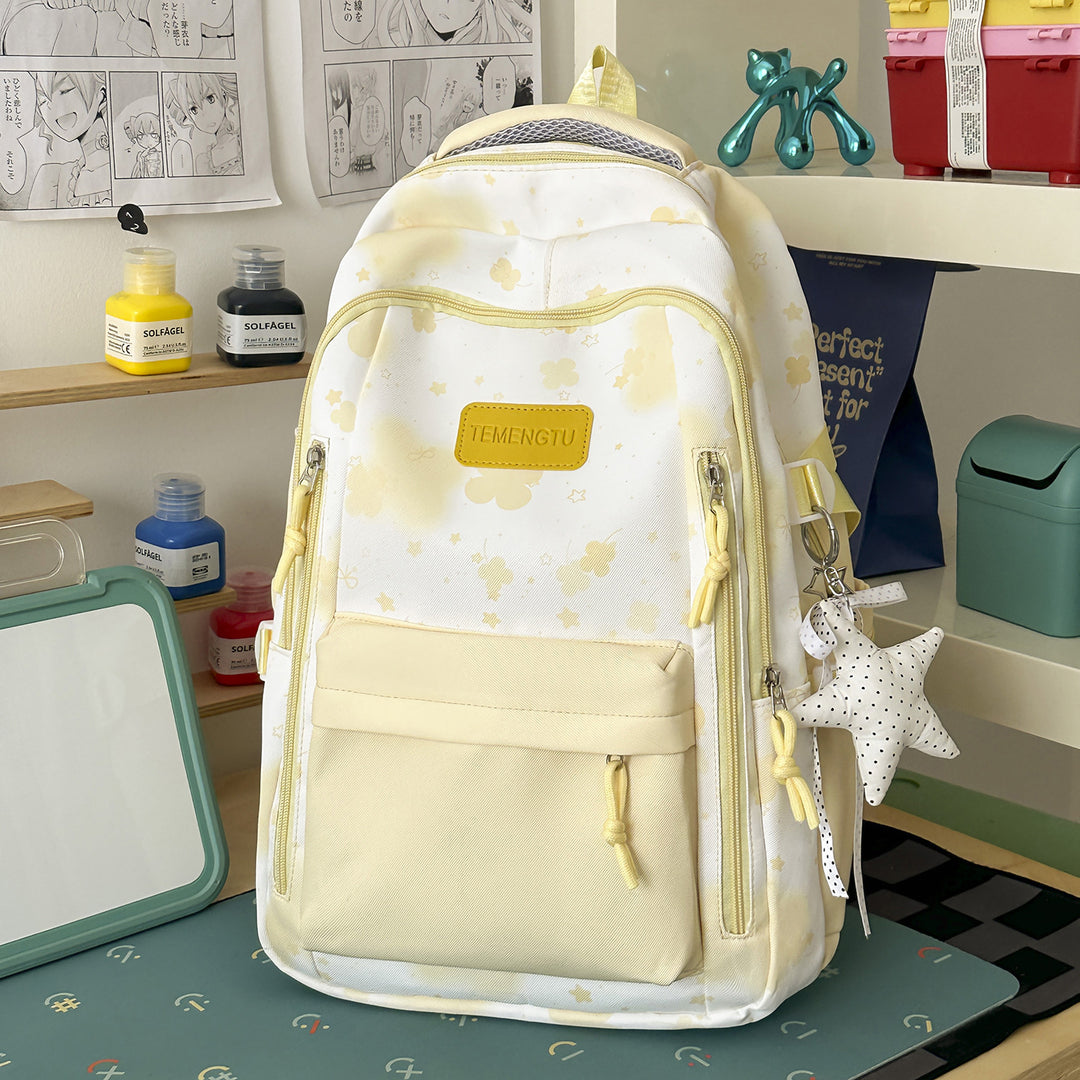Charming Floral Print Backpack Stornfield