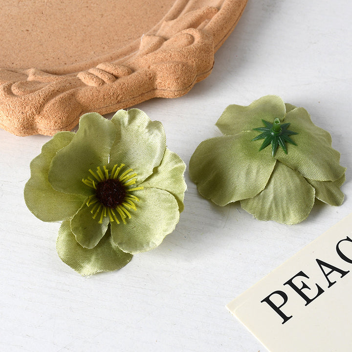Elegant Fabric Floral Hair Clips