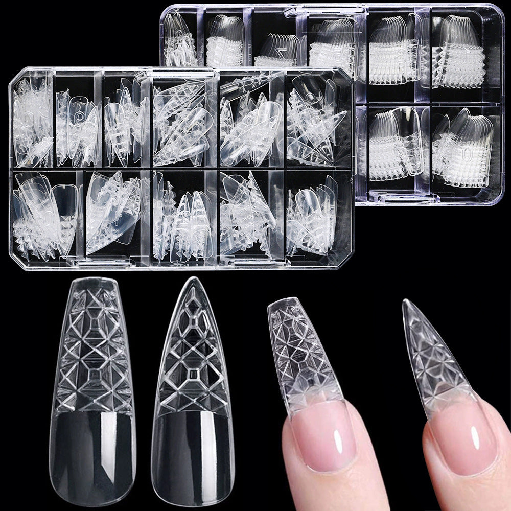 Premium Clear Nail Extension Tips Stornfield