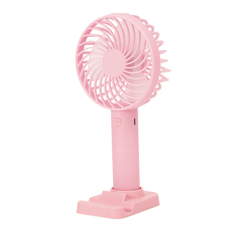 Unisex battery-operated portable fan with USB charging port and foldable stand Stornfield