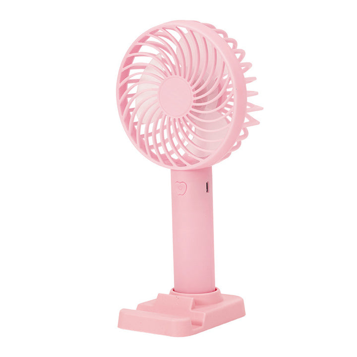 Unisex battery-operated portable fan with USB charging port and foldable stand Stornfield