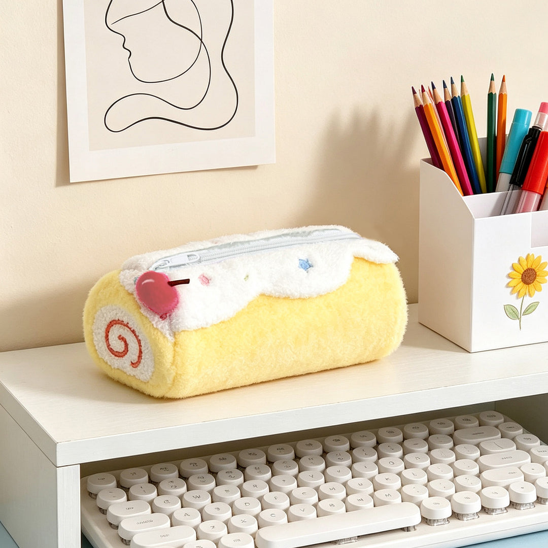 Plush Dessert-Themed Pencil Case Stornfield