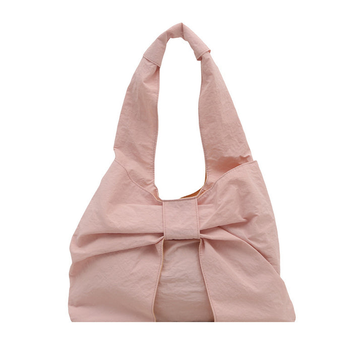Bow Accent Fabric Tote Bag Stornfield