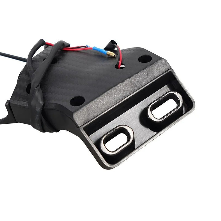 Motorcycle mirror set with integrated LED turn signal Stornfield