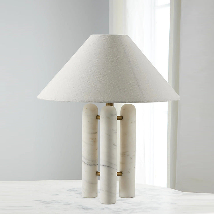 Contemporary Marble Accent Table Lamp