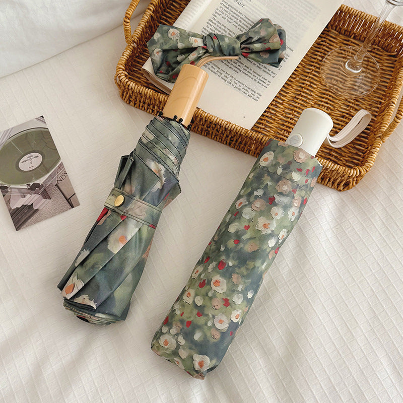 Ladies Folding Umbrella with Floral Design Stornfield