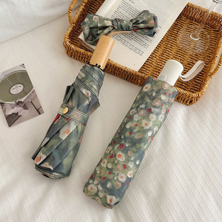 Ladies Folding Umbrella with Floral Design Stornfield