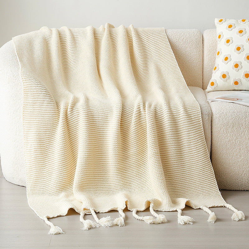 Women's high-quality knitted blanket Stornfield